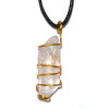 Quartz Wire Wrapped Pendant