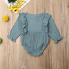 Long Sleeved Ruffle Romper