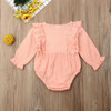 Long Sleeved Ruffle Romper