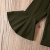 Camo Zip-Front Skirt Set