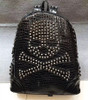 Skull and crossbones rivet backpack