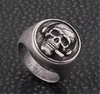 Skull relief SS ring