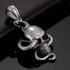 Skull and snake SS pendant chain