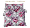 Skull and roses bedding set
