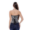 Skull print corset