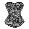Skull print corset