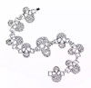 Skulls rhinestone bracelet