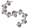 Skulls rhinestone bracelet