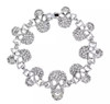 Skulls rhinestone bracelet