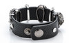 Skulls and cross rhinestone bracelet