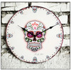 Sugar skull wall clock