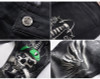 New Fashion Men's Skull Printed Jeans Five-Pocket Jean