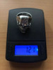 925 sterling silver CZ eyes skull ring