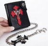 Red cross snd skull wallet