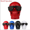 Sunglass skull bluetooth wireless speaker