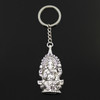 New Fashion Keychain 62x32mm Ganesha buddha elephant Pendants DIY Men Jewelry Car Key Chain Ring Holder Souvenir For Gift