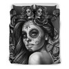 Bedding Set Calavera (Gray on Beige)