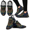 Glowing Rasta Mandala Mesh Knit Sneakers