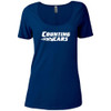 Counting Cars Logo Women's Relaxed Scoop Neck T-Shirt