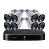Lorex DK162-88DAE 4K Ultra HD 16-Channel Security System with 2 TB DVR and Eight 4K Ultra HD Bullet Security Cameras with Color Night Vision, Active Deterrence, and Smart Home Voice Control