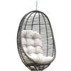 Graphite 2 PC Hanging Chair with Cushions