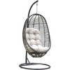 Graphite 2 PC Hanging Chair with Cushions