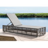 Graphite Chaise Lounge with Wheels