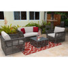 Graphite Loveseat with Cushion