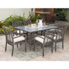 Graphite Stackable Arm Chair with Cushion