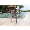 Graphite Stackable Arm Chair