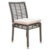 Graphite Stackable Side Chair with Cushion