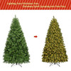 Pre-Lit Artificial PVC Christmas Tree with LED Lights & Stand-6'