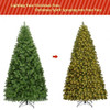Pre-Lit Artificial PVC Christmas Tree with LED Lights & Stand-6'