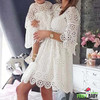 Mother and Daughter Matching Lace Dress