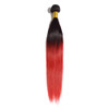 Boujie Peruvian 10A Grade 16" - 26" #1B/Red Ombre Straight Bundles - 100% Human Virgin Hair