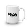 SEAL Team Bravo American Flag White Mug