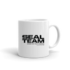 SEAL Team Bravo American Flag White Mug