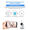 Baby Monitor. Portable WiFi IP Camera.  720P HD Wireless Smart Baby Camera. Audio Video Record Surveillance. Home Security Camera.