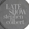 The Late Show with Stephen Colbert Logo Laser Engraved Slate Coaster - Set of 4