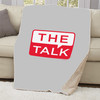 The Talk Logo Sherpa Blanket