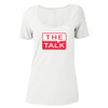 The Talk Logo Women's Relaxed Scoop Neck T-Shirt