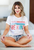 Be Anything Be Kind Graphic Tee - White
