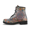 Grey Paisley Peace Boots
