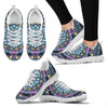 Blue Mandala Women`s Sneakers