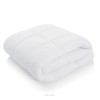 Luxury Queen/King/Twin Size All-Season White Down Alternative Quilted Comforter Corner Duvet Tab Machine Wash Stand Alone Comforter Bedding