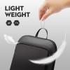 Laptop Backpack 15.6 Inch Office Work Backpack Business Bag Unisex Black Ultralight Backpack Thin Back Pack
