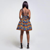 Women Dashiki Ankara Dress Short Sleeve
