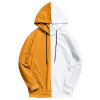 Men Outwear Casual Patchwork Slim Fit Hoodie Outwear Sweatshirt