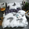 4Pcs Bedding Set Flower Printed Quilt Duvet Cover Flat Bed Sheet Pillowcase Bedding Set Decoration Home Textile 4Pcs Bedding Set Flower Printed Quilt Duvet Cover Flat Bed Sheet Pillowcase Bedding Set Decoration Home Textile