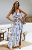 Women Floral Long Maxi Dress